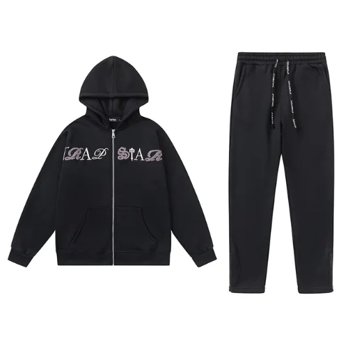 Chándal negro Trapstar con cremallera Chándal negro Trapstar con cremallera
