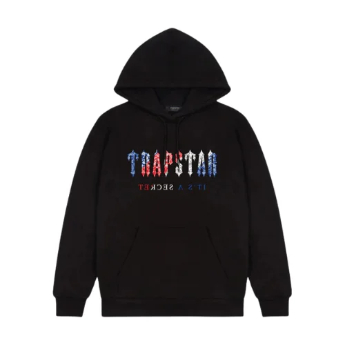 Sudadera con capucha Trapstar Decoded Paisley Revolution negra