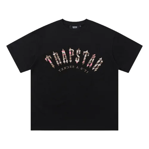 Camiseta negra Trapstar Irongate Arch Gel Camiseta negra Trapstar Irongate Arch Gel