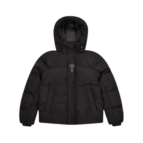 Chaqueta negra con capucha Trapstar Irongate AW23 Chaqueta negra con capucha Trapstar Irongate AW23