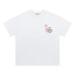 Camiseta blanca Trapstar TS Script White Pink