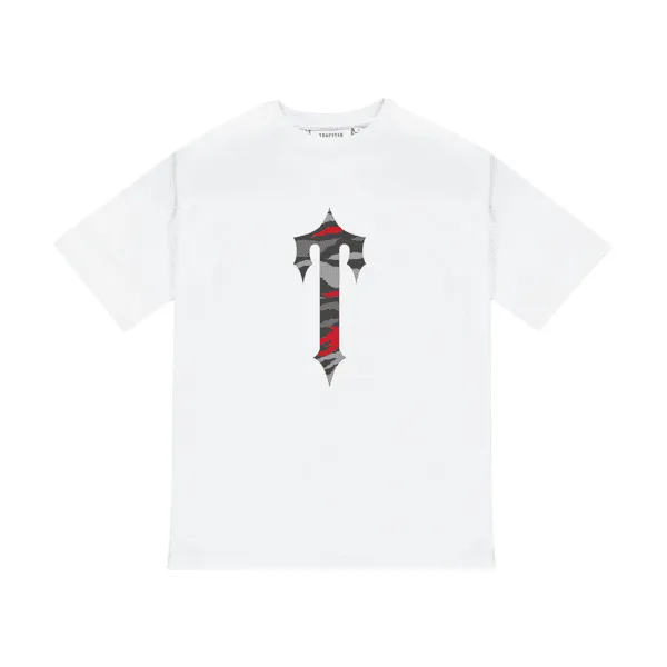 Camiseta blanca de camuflaje Trapstar Irongate